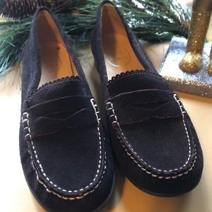 Jack Rogers Brown Suede Penny Loafer Size 10